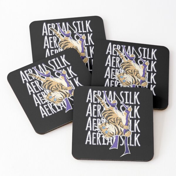 Item preview,  Cat Aerial Silks Dancer Aerialist Air Yoga Acrobatics designed and sold by paudels.