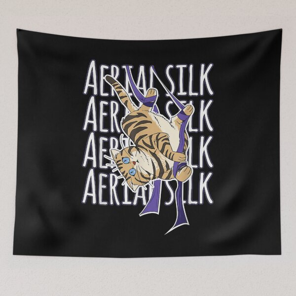 Item preview,  Cat Aerial Silks Dancer Aerialist Air Yoga Acrobatics designed and sold by paudels.