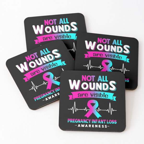 Item preview, Pregnancy Infant Loss Awareness Not All Wounds Are Visible designed and sold by Victormoratalla.