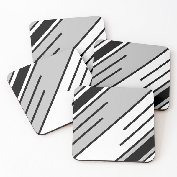 Aperçu de l'œuvre Noir Blanc Gris Lignes créée et vendue par Seatzy.