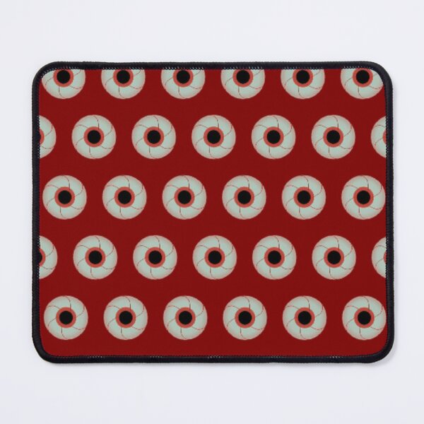 Item preview, Tired red eyeballs pattern with red background. designed and sold by 99Eyeballs.