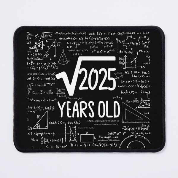 Item preview, Square Root of 2025, 45th Birthday Gift, 45 Years Old Gift, Math Lover Gift, Math Geek, Math Nerd, Mathematician  designed and sold by UrbanJupiter1.