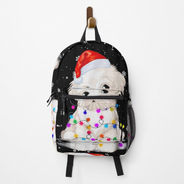 Item preview, Cute Puppy Wearing Christmas Hat Holiday Season designed and sold by TERRYCOXSHOP.
