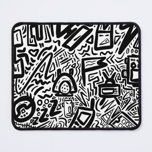 Item preview, BADAHIGH Doodle #102 ,Doodle Art T-shirt , No.102 [Black] designed and sold by BADAHIGH.