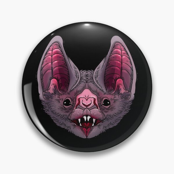 Item preview, Cute But Creepy Vampire Bat Face designed and sold by Ryuvhiel.