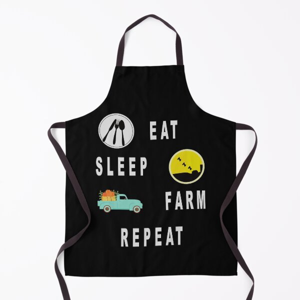 Item preview, Eat Sleep Farm Repeat designed and sold by FridPix.