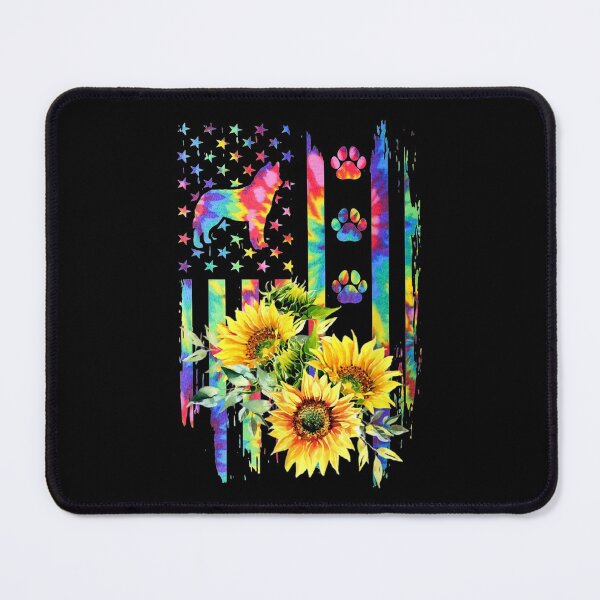 Item preview, Siberian Husky Dog Tie Dye American Flag Sunflower designed and sold by paudels.