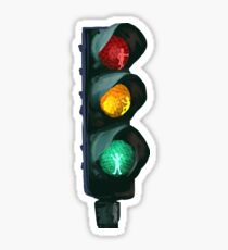 Traffic Lights Red Yellow Green Sticker