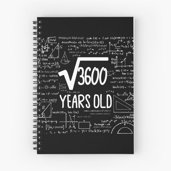 Item preview, Square Root of 3600, 60th Birthday Gift, 60 Years Old Gift, Math Lover Gift, Math Geek, Math Nerd, Mathematician  designed and sold by UrbanJupiter1.