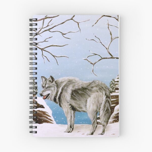 Artikelvorschau, Wolf im Winter entworfen und verkauft von Teresa Wing.