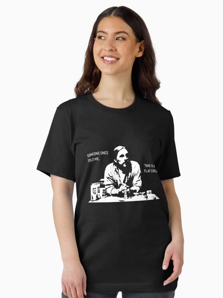 Imagen 2 de 7, Camiseta esencial con la obra El tiempo es un círculo plano, diseñada y vendida por CForward.
