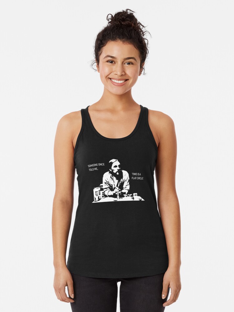 Imagen 1 de 3, Camiseta con espalda nadadora con la obra El tiempo es un círculo plano, diseñada y vendida por CForward.