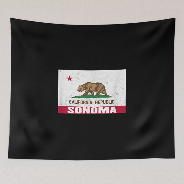 Item preview,  Sonoma California Distressed Republic Flag designed and sold by paudels.