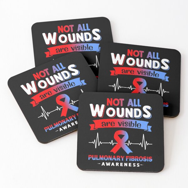 Item preview, Pulmonary Fibrosis Awareness Not All Wounds Are Visible designed and sold by Victormoratalla.