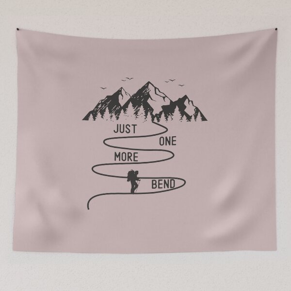 Item preview, Hiking Lover Funny Saying Just One More Bend Hike Mountains  designed and sold by alenaz.