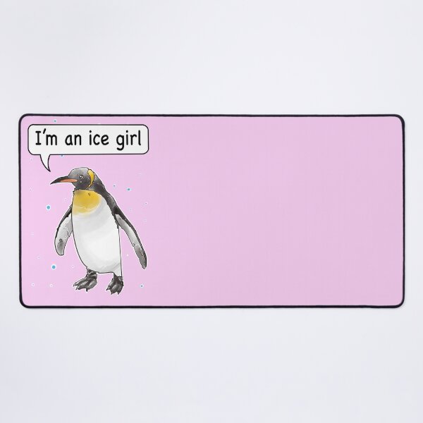 Item preview, Im an ice girl, funny penguin pun designed and sold by weilertsen.