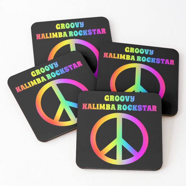 Item preview, Groovy Kalimba Player Peace Halloween Party Retro Vintage designed and sold by ojdart.