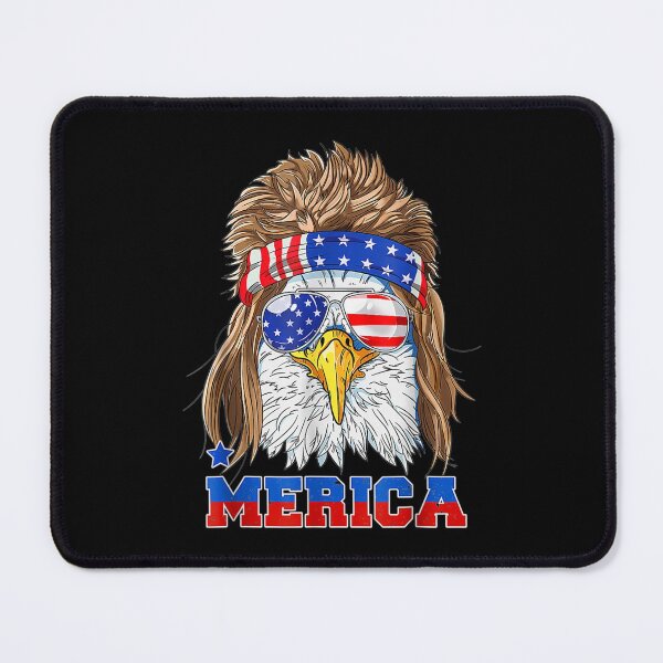 Item preview,  Merica Eagle Mullet 4th July American Flag designed and sold by paudels.