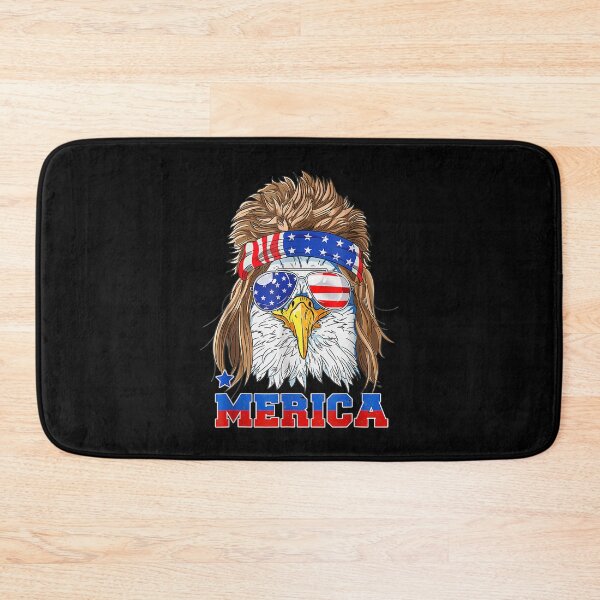 Item preview,  Merica Eagle Mullet 4th July American Flag designed and sold by paudels.