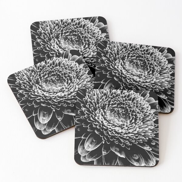 Item preview, Macro Flower B&W designed and sold by amira.