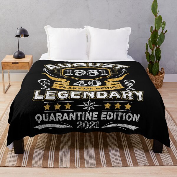 Item preview, 40th Years Being Legendary Quarantine Edition 2021 designed and sold by bessiey23.