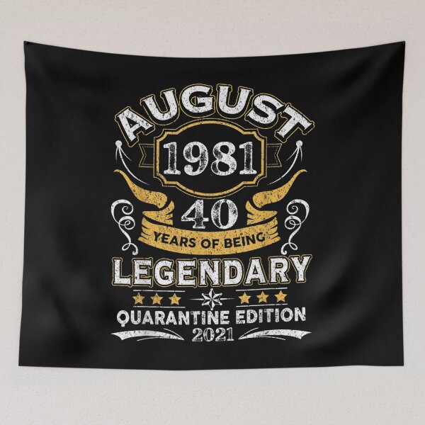 Item preview,  40th Years Being Legendary Quarantine Edition 2021 designed and sold by bessiey23.