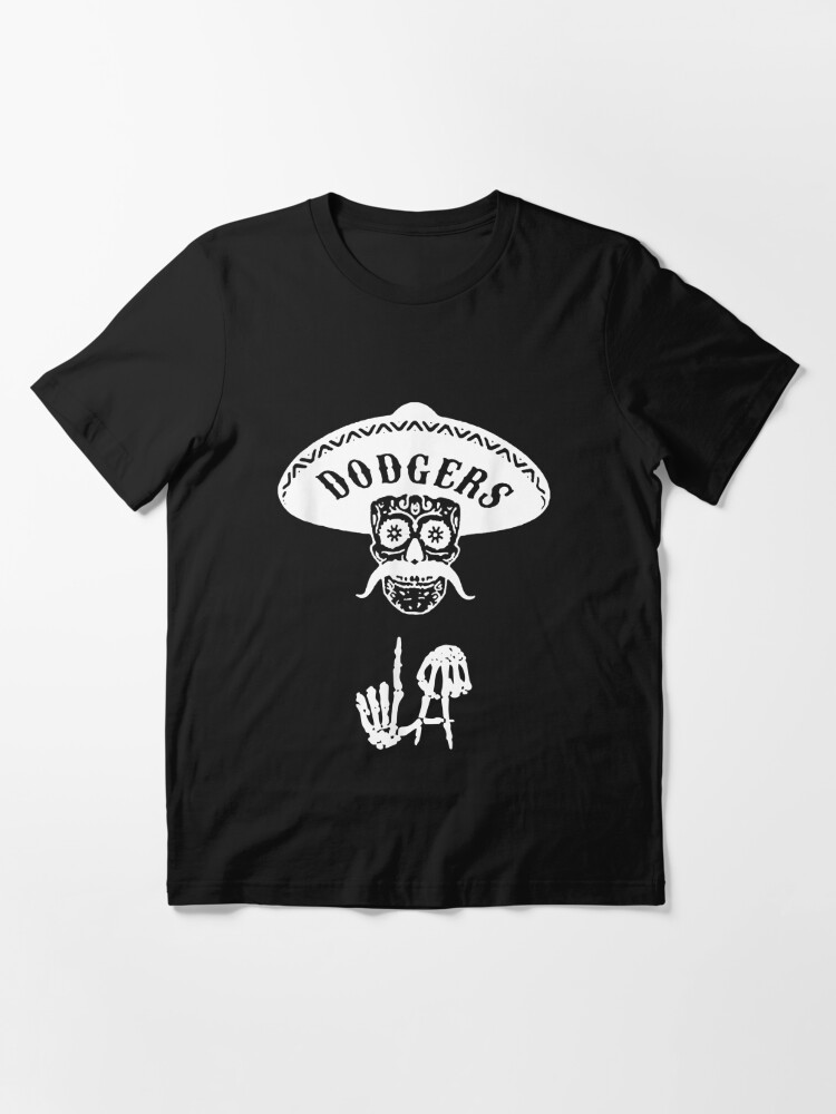 Funny Skull Dodgers Essential T-Shirt for Sale by YoZuDesign