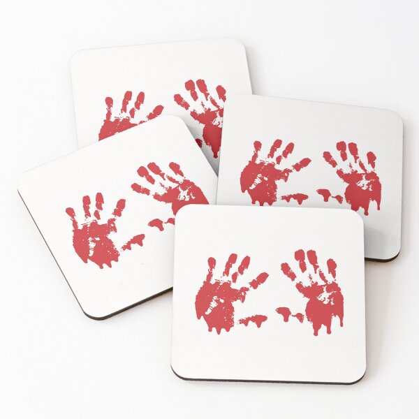 Item preview, Halloween - I Know What You Did - Bloody Hand Prints designed and sold by WearWolfDesigns.