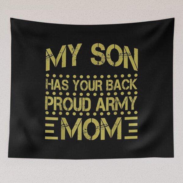 Item preview,  Proud Army Mom Son Has Your Back Soldiers Mothers Day designed and sold by bessiey23.
