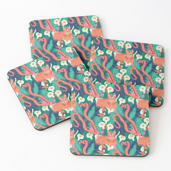 Item preview, THE SNAKE AND THE TIGER CAT designed and sold by tizicav.