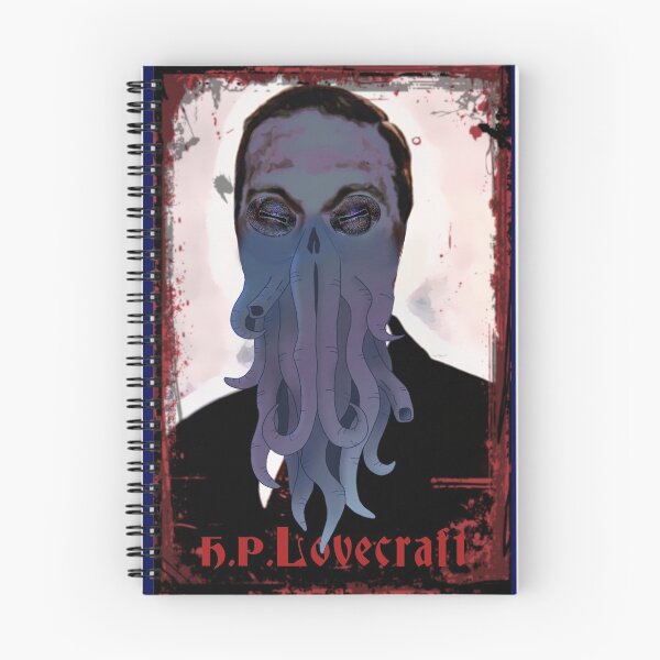 Item preview, H. P. Lovecraft grungestyle portrait turned into a Fishman (Squid-person / Deep one) designed and sold by Zanimations.