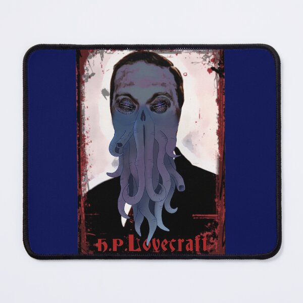 Item preview, H. P. Lovecraft grungestyle portrait turned into a Fishman (Squid-person / Deep one) designed and sold by Zanimations.