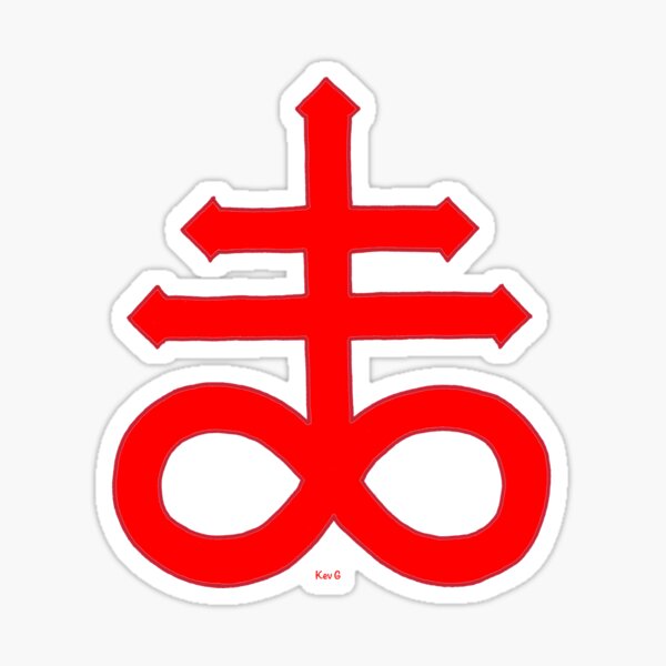 Leviathan Cross - Art By Kev G Sticker