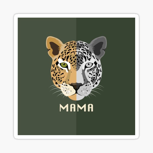 MaMa Cheetah Sticker