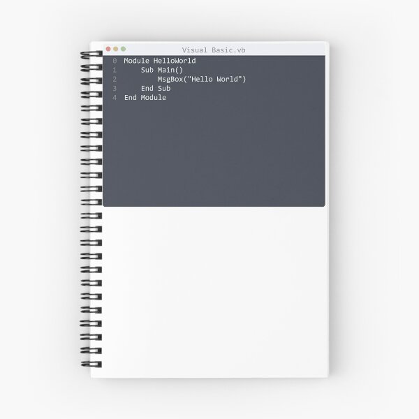 Item preview, . Visual Basic language Hello World program sample in editor window designed and sold by IuriiVlasenko.