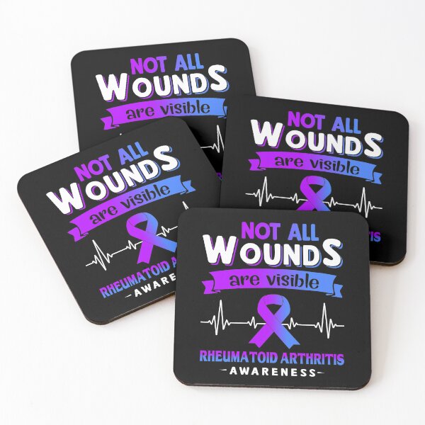 Item preview, Rheumatoid Arthritis Awareness Not All Wounds Are Visible designed and sold by Victormoratalla.
