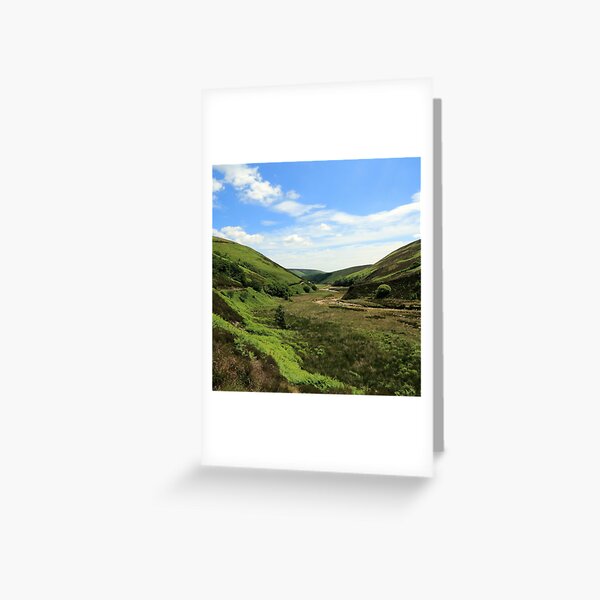 www.lizgarnett.com - Langden Brook at Sykes, Forest of Bowland, Lancashire Greeting Card