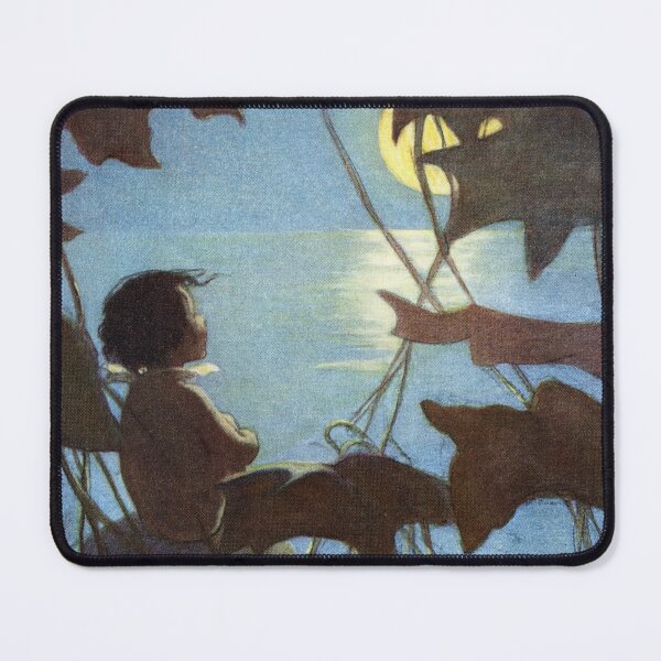 Item preview, The Broad Yellow Moon by Jessie Willcox Smith designed and sold by vintage-art.
