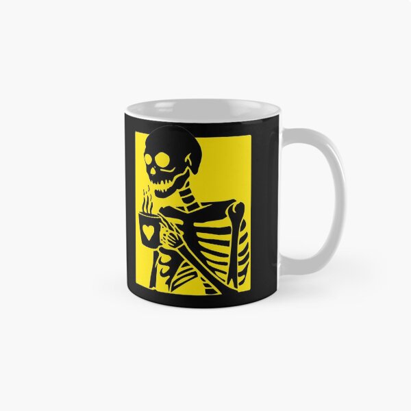 Item preview, Skeleton Drinking Coffee Halloween designed and sold by hassukissa.