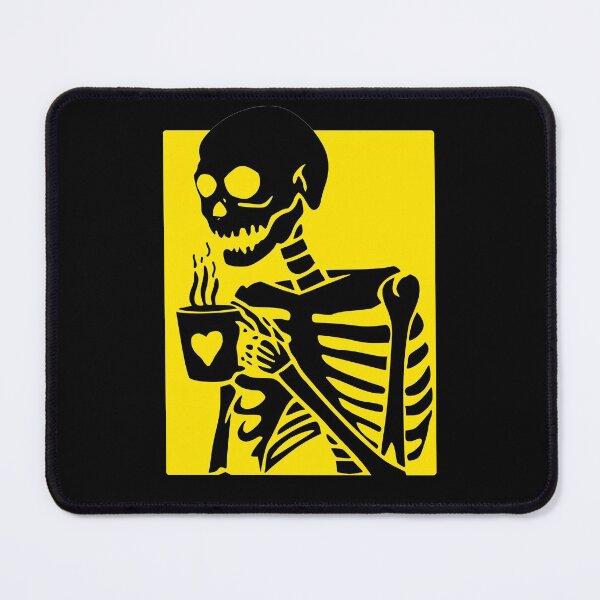 Item preview, Skeleton Drinking Coffee Halloween designed and sold by hassukissa.