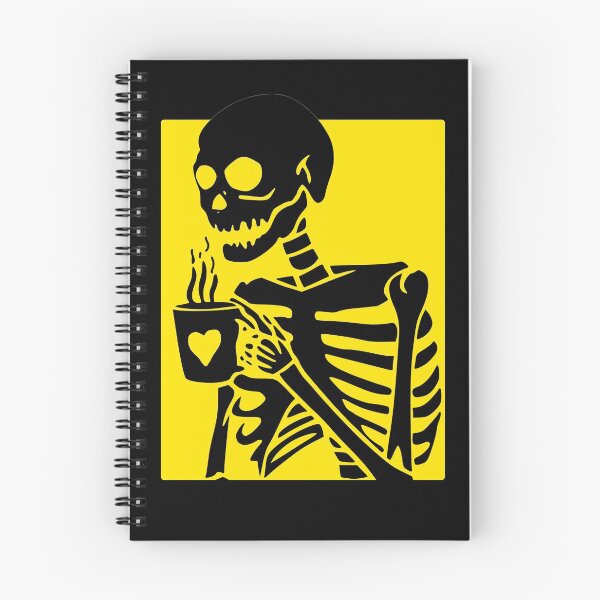 Item preview, Skeleton Drinking Coffee Halloween designed and sold by hassukissa.
