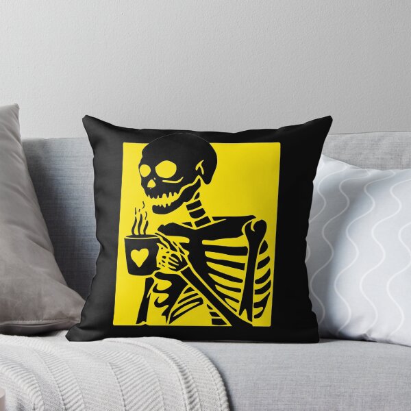 Item preview, Skeleton Drinking Coffee Halloween designed and sold by hassukissa.