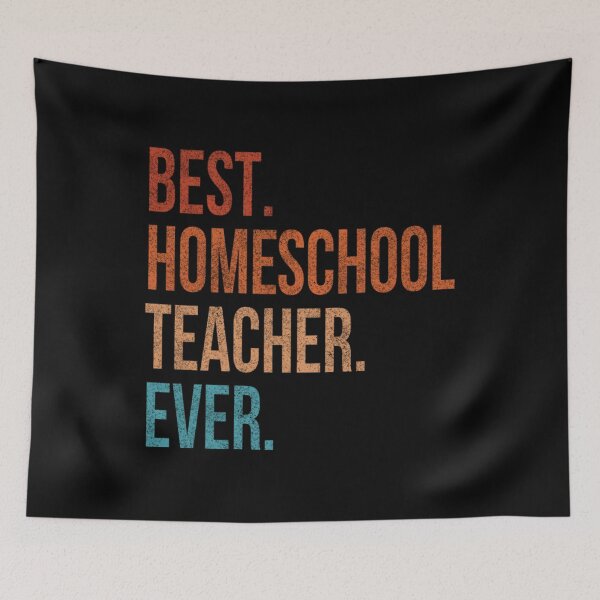 Item preview, Best Homeschool Teacher Ever Vintage Dad Mom designed and sold by ToddJJJ.