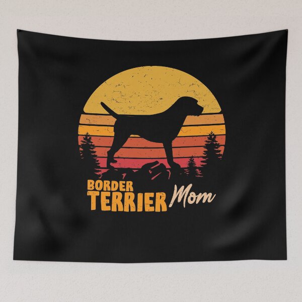 Item preview, Border Terrier Dog Mom Vintage Retro designed and sold by rafaeltto.