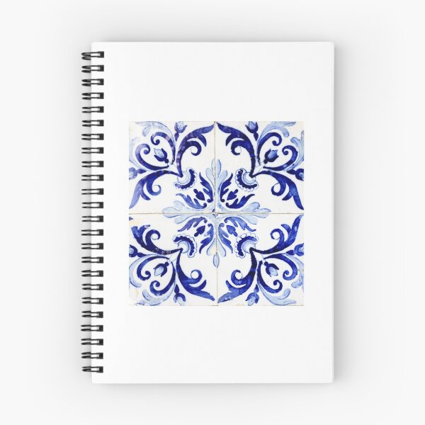 Item preview, Portuguese Azulejos IV - Vintage Blue Hand Painted Tiles - Europe Travel photography by Ingrid Beddoes designed and sold by Ingrid Beddoes Photography.