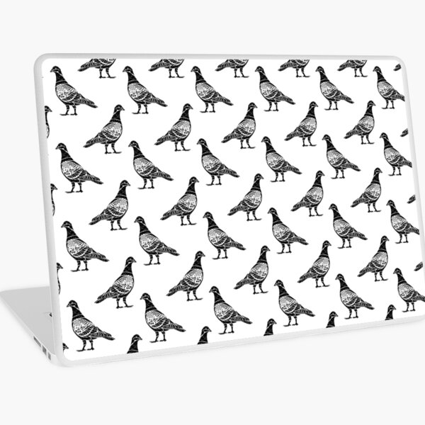 Taube | Pigeon | Stadttaube T-Shirt Laptop Folie
