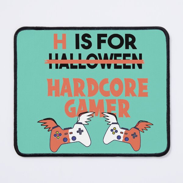 Item preview, H Is For Hardcore Gamer Funny Halloween Video Games designed and sold by Heddar Badreddine.