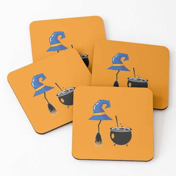 Item preview, Broom, hat, witches' pot and Halloween designed and sold by Miladesigner1.