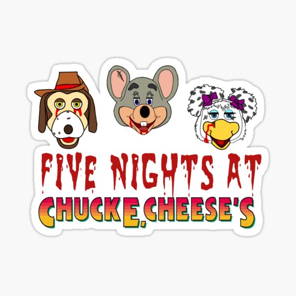 Five Nights At Chucky S Sticker By Joycook Redbubble - roblox five nights at chuck e cheese games