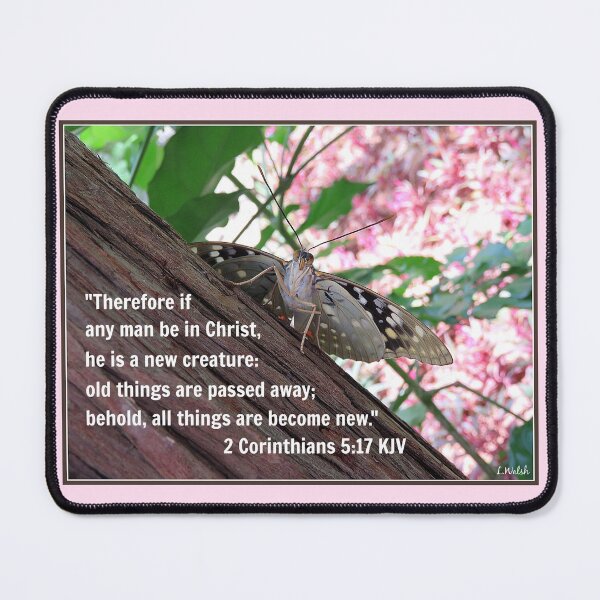 Item preview, 2 Corinthians 5:17 with Butterfly designed and sold by Linda Walsh.